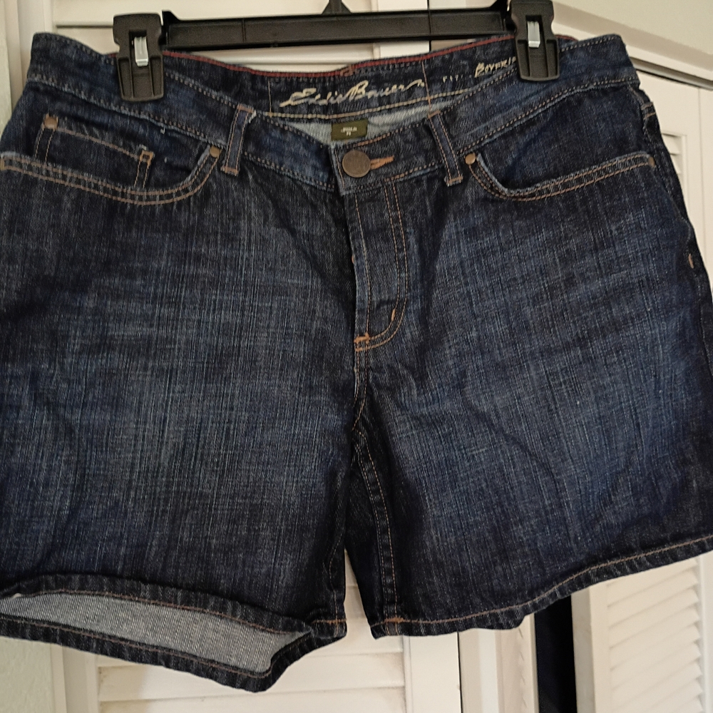 Eddie Bauer Women's Blue Denim Shorts
